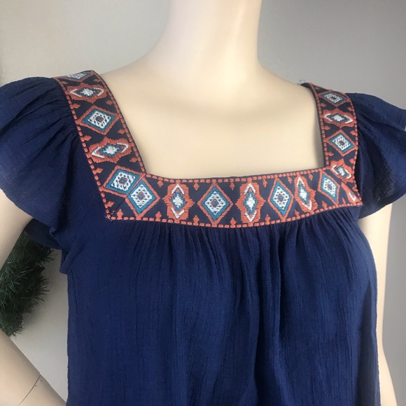 Xhilaration Embroidered Top - Picture 4 of 5